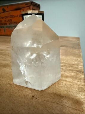 Huge Clear Quartz Tower Point - Translucent White Crystal